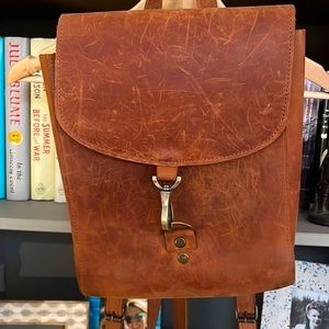 Madewell leather backpack